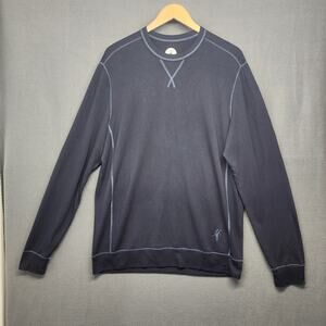 Toes on the Nose Sweater Mens Large Crewneck Pullover Surf Stretch Soft Comfort